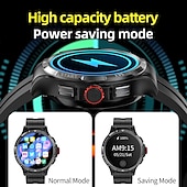 Χαμηλού Κόστους Smartwatch-iMosi V10 Εξυπνο ρολόι 1.43 inch Έξυπνο ρολόι 4G Βηματόμετρο Υπενθύμιση Κλήσης Παρακολούθηση Δραστηριότητας Συμβατό με Smartphone Άντρες Αδιάβροχη Μεγάλη Αναμονή Κλήσεις Hands-Free IP 67