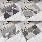 economico Tappeto bagno assorbente-tappetino da bagno in terra di diatomee antiscivolo super assorbente porta del WC tappetino ad asciugatura rapida tappetino per porta d&#039;ingresso tappetino antiscivolo