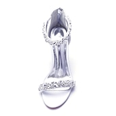 levne Formální-Dámské Svatební obuv Boty Bling Bling Šumivé boty Svatební boty Křišťály Vysoký úzký Palec do špičky Minimalismus Satén Zip Zelená a modrá Černá Bílá