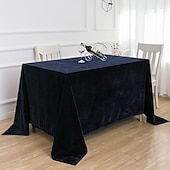 abordables Nappes-nappe en velours nappe noire de ferme nappe de printemps ronde couverture de table en tissu d&#039;extérieur rectangle ovale pour pique-nique, mariage, salle à manger, Pâques, cuisine
