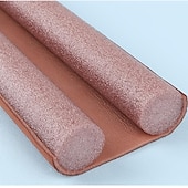 economico forniture edilizie-1pc tappo antispiffero da 36,6 pollici sotto la porta antirumore nero tappi per fessure porta d&#039;ingresso paraspifferi per la parte inferiore delle porte regolabile doppia porta tiraggio