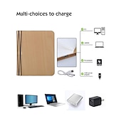 Χαμηλού Κόστους Διακοσμητικά φώτα-led κομοδίνο φωτιστικό αναδιπλούμενο βιβλίο νύχτας επαναφορτιζόμενο μαγνητικό ράφι κομοδίνου ή τραπεζάκι σαλονιού παιδικό χριστουγεννιάτικο δώρο