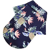 Недорогие Охлаждающий жилет и рубашка-Собаки Коты Футболки Мода Симпатичные Стиль Классический Мягкий Влажная чистка Удобный на открытом воздухе На каждый день Прогулки Одежда для собак for