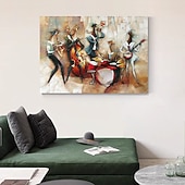 voordelige Schilderijen van mensen-olieverfschilderij handgemaakt groot formaat schilderij handgeschilderde kunst aan de muur abstracte mensen canvas schilderij woondecoratie decor geen frame schilderij alleen