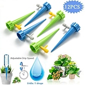economico Innaffiamento e irrigazione-12pcs sistema di irrigazione a goccia automatico autonomo per irrigazione a goccia per piante da fiore per interni domestici