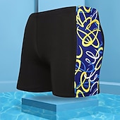 abordables maillot de bain boxer homme-Homme Maillot de bain Surf Boardshort short de bain Short de bain Imprimer Lettre Requin 3D Respirable Séchage rapide Vacances Plage Piscine Sexy Elastique 2 7 Taille basse Elastique