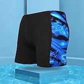 abordables maillot de bain boxer homme-Homme Maillot de bain Surf Boardshort short de bain Short de bain Imprimer Lettre Requin 3D Respirable Séchage rapide Vacances Plage Piscine Sexy Elastique 2 7 Taille basse Elastique