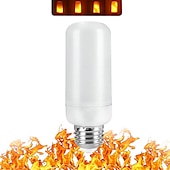 お買い得  LEDコーンライト-led 炎電球 e27 ダイナミック炎効果 火 e14 ライト 点滅 led ライト 3/5/7/9w 110v-220v ホーム照明シミュレーション 炎ライト 重力誘導炎効果 装飾ムードライト