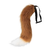 preiswerte Haarstyling-Zubehör-Kunstfell Fuchs Kostüm Katzenschwanz Cosplay Karneval Weihnachtsfeier Kostüm Einheitsgröße