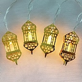 رخيصةأون أضواء زينة رمضان-أضواء رمضان الديكور eid mubarak moon star led string light 3m 20leds ramadan decoration 2023 islam muslim party decor ramadan kareem lights garland on battery or usb