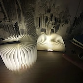 Χαμηλού Κόστους Διακοσμητικά φώτα-led κομοδίνο φωτιστικό αναδιπλούμενο βιβλίο νύχτας επαναφορτιζόμενο μαγνητικό ράφι κομοδίνου ή τραπεζάκι σαλονιού παιδικό χριστουγεννιάτικο δώρο