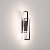 お買い得  LEDウォールライト-lightinthebox LED ウォールライト屋内黒長方形ダブルライト壁掛けライト現代の LED 金属壁照明寝室のダイニングルームのベッドサイドランプリビングルーム