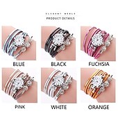 abordables Montres à quartz-Montre Montres à quartz pour Femme Analogique Quartz Mode mode Luxe Décontractées bling Strass bracelet Alliage Cuir PU