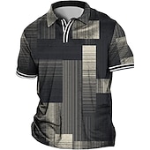 abordables Polo grande taille homme-Homme Grande Taille POLO Grand et grand Imprimés Photos Col rabattu Imprimer Manche Courte Printemps été Sportif Mode Vêtement de rue Design Extérieur Plein Air Hauts