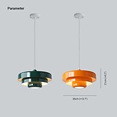 billige Øylys-led pendellampe oransje skjerm pendellampe kjøkkenøy hengende lysekrone lysarmaturer mørkegrønn soverom nattbord justerbar taklampe hengende lampe