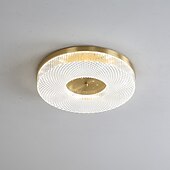 abordables Luces de techo-Luz de techo led regulable 40cm 50cm diseño circular luces de techo cobre estilo formal básico led moderno 110-240v