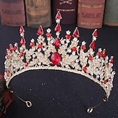 levne Doplňky pro úpravu vlasů-křišťálové korunky královny a čelenky s hřebínkovou čelenkou pro ženy a dívky korunky princezny vlasové doplňky pro svatební narozeniny halloween kostým cosplay