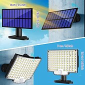 economico Applique per esterni-applique da parete di sicurezza solare esterna 106led con sensore di movimento telecomando ip65 impermeabile 120 angolo di illuminazione applique da parete di sicurezza solare