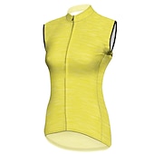 economico Maglie da donna-Per donna Gilet da ciclismo Maglia da Ciclismo Grafico Sfumatura Senza Maniche Bicicletta Gilet / Panciotto Maglia Top con 3 tasche posteriori Mountain Bike MTB Ciclismo su strada Asciugatura Rapida