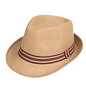 billiga Fedora hatt-Herr Kentucky Derby Hat Halmhatt Solhatt Fedora Trilby hatt Svart Brun Polyester Flätad Streetwear Stylish 1920-talets mode Dagligen Friluftskläder Helgdag Slät Solskyddskräm Mateial som andas