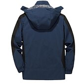 Недорогие Одежда из Softshell, флисовые и туристические куртки-Муж. Водонепроницаемая куртка для туризма и прогулок Дождевая куртка для туризма и прогулок Ветровка для туризма и прогулок на открытом воздухе Пэчворк
