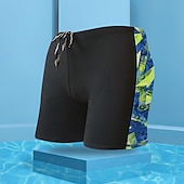 abordables maillot de bain boxer homme-Homme Maillot de bain Surf Boardshort short de bain Short de bain Imprimer Lettre Requin 3D Respirable Séchage rapide Vacances Plage Piscine Sexy Elastique 2 7 Taille basse Elastique