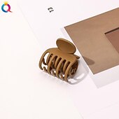 cheap Hair Styling Accessories-Square Claw Clips  Big and Small Neutral Rectangle Hair Claw Clips Non-slip Matte Large Hair Clips for Women Strong Hold jaw clip for Thick Thin Hair