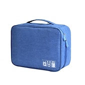 cheap Organization &amp; Storage-Electronics Organizer, Travel Universal Cable Organizer Bag, Waterproof Electronics Accessories Storage Cases, Storage Organizer For Cable, Charger, Phone, USB, SD Card, Hard Drives, Power Bank, Cords