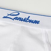 お買い得  メンズブリーフ下着-男性用 2パック ブリーフ ポリエステル 高通気性 ソフト カラーブロック ミディアムウエスト ホワイト イエロー