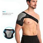 olcso Tartók és merevítők-1db vállpárna sport férfi védő nyomásos bal és jobb váll állítható feldolgozó rész feszítő súlyemelő fix heveder
