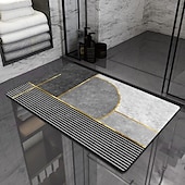 economico Tappeto bagno assorbente-tappetino da bagno in terra di diatomee antiscivolo super assorbente porta del WC tappetino ad asciugatura rapida tappetino per porta d&#039;ingresso tappetino antiscivolo