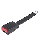 abordables Fundas de asiento para coche-2 piezas de extensión de cinturón de seguridad automático para automóvil, hebilla de extensión, clip de seguridad de 25 cm * 5 cm, cinturón de seguridad universal, clip de seguridad de modelado interi