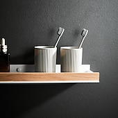 billiga Badrumshyllor-duschkabin badrumshyllor väggmonterad bok utrymme aluminium duschhylla förvaring arrangörsställ badrum kök badrum hårdvara hänge duschställ hörnhylla 1st