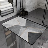 economico Tappeto bagno assorbente-tappetino da bagno in terra di diatomee antiscivolo super assorbente porta del WC tappetino ad asciugatura rapida tappetino per porta d&#039;ingresso tappetino antiscivolo