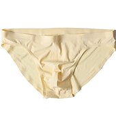 cheap Men&#039;s Briefs Underwear-Men&#039;s 2packs Briefs Brief Underwear Nylon Washable Comfortable Plain Low Rise Black White