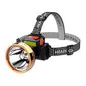 お買い得  ヘッドライト-ヘッドランプ充電式 led ヘッドライト usb 大人のための防水トーチヘッドランプ懐中電灯屋外ガーデンマイニングキャンプ