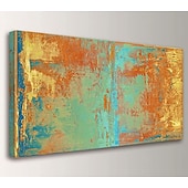 economico Quadri astratti-pittura a olio 100% fatto a mano dipinto a mano arte della parete su tela pietra verde moderna astratta decorazione della casa arredamento arrotolato tela senza cornice non allungata