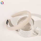 economico Accessori per acconciature-fasce larghe per donne ragazze carine copricapo alla moda in tinta unita accessori per capelli antiscivolo per regali quotidiani del festival
