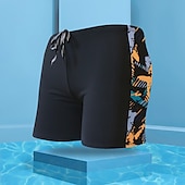 abordables maillot de bain boxer homme-Homme Maillot de bain Surf Boardshort short de bain Short de bain Imprimer Lettre Requin 3D Respirable Séchage rapide Vacances Plage Piscine Sexy Elastique 2 7 Taille basse Elastique