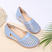 halpa Naisten matalakantaiset kengät-naisten valkoiset leikatut slip-on flats - mukavat vapaa-ajan kengät päivittäiseen käyttöön