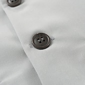 voordelige Jongens formeel pak-4-delig Peuter Jongens Shirt &amp; broek Kleding Effen Kleur Lange mouw Katoen Set School Modieus Aanbiddelijk Lente Herfst 3-7 jaar blauw Grijs Licht Blauw