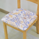 baratos Capa para Cadeira de Jantar-capa de cadeira de jantar capa elástica para cadeira boho capa de assento removível lavável protetor de cadeira capas de almofada para jantar, escritório