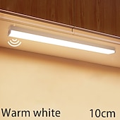 ieftine lumina dulapului-lumină de noapte led pir senzor de mișcare usb reîncărcabil 10/20/30/50cm dulap dulap bucătărie coridor lumini scară lampă de noapte fără fir