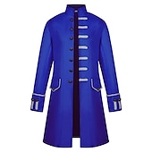 abordables Manteaux &amp; vestes-Homme Manteau d&#039;hiver Caban Manteau Entreprise Casual Hiver Automne Mélange de Coton Coupe Vent Chaud Vêtements d&#039;extérieur Vêtement Tenue mode Décontractées non imprimable Couleur monochrome Poche