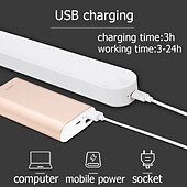 levne Světla na čtení-senzorová lampa do interiéru s dálkovým ovládáním usb dobíjecí lampa třístupňová stmívací světlo na koleje světlo na čtení kancelář počítačová skříň ložnice noční lampa
