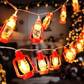 cheap Ramadan Decoration Lights-Ramadan Eid Lights Decoration Lantern LED String Lights 3M 20LEDs Battery Powered Kerosene Lamp for Courtyard Garden Holiday Family Ramadan Wedding Party Christmas Eid Festival Indoor Outdoor Decoration