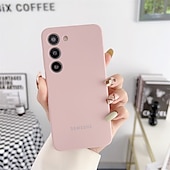 cheap Samsung Cases-Phone Case For Samsung Galaxy S23 Ultra Plus S25 Ultra Silicone Case Full Body Protective Dustproof Four Corners Drop Resistance Solid Colored TPU