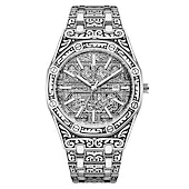 Χαμηλού Κόστους Ρολόγια Quartz-Ανδρικό Ρολόι Quartz Ρολόι Χεριού Ημερολόγιο Μεγάλη Κρόσσα Υδατοστεγές Ρολόι Αλουμινίου Δώρα για Ημέρα του Πατέρα