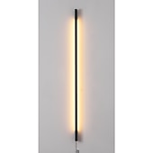 お買い得  LEDウォールライト-Lightinthebox LED 壁取り付け用燭台ランプ屋内ミニマリストリニアストリップウォールマウントライトロング家の装飾照明器具、リビングルーム寝室用屋内壁洗浄ライト