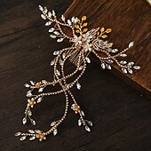 economico Accessori per acconciature-accessori per capelli da sposa per bambini accessorio per capelli ragazza fiore copricapo principessa fascia fiore bianco perla per ragazza e ragazze di fiori fascia per capelli da sposa da sposa